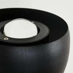 hofstein Applique murale d'extérieur Andersro LED Noir, 2 lumières