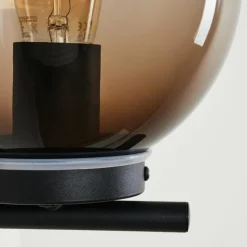 hofstein Applique murale d'extérieur Rombotten Noir, 1 lumière