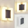 hofstein Applique murale d'extérieur Zoppola LED Anthracite, Blanc, 2 lumières