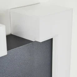 hofstein Applique murale d'extérieur Zoppola LED Anthracite, Blanc, 2 lumières