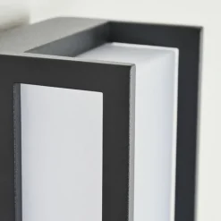 hofstein Applique murale d'extérieur Skove LED Anthracite, 1 lumière, Changeur de couleurs