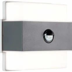 Luminaires Brilliant Applique murale d'extérieur Brilliant Archie LED Noir, 1 lumière, Détecteur de mouvement