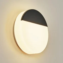 hofstein Applique murale d'extérieur Eppeland LED Noir, 1 lumière