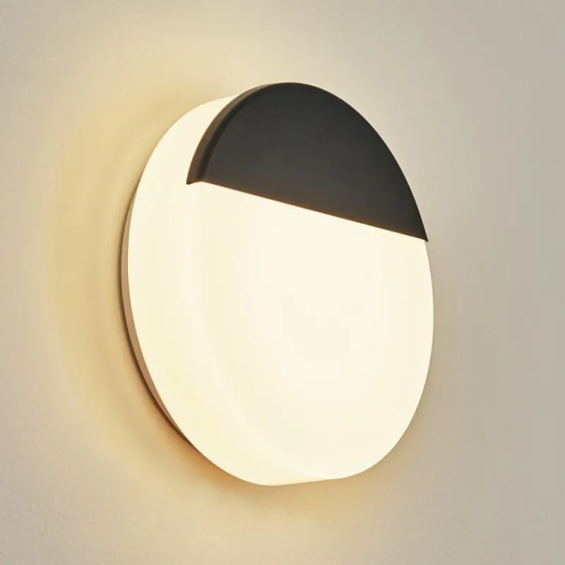 hofstein Applique murale d'extérieur Eppeland LED Noir, 1 lumière