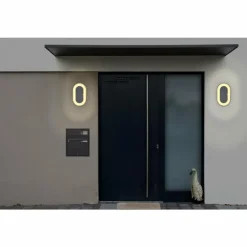 Luminaires Globo Lighting Applique murale d'extérieur Globo SURA LED Anthracite, 1 lumière