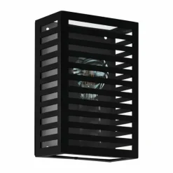 Luminaires Eglo Applique murale d'extérieur Eglo-Leuchten ALAMONTE Noir, 1 lumière