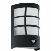 Luminaires Eglo Applique murale d'extérieur Eglo CERNO LED Noir, 1 lumière, Détecteur de mouvement
