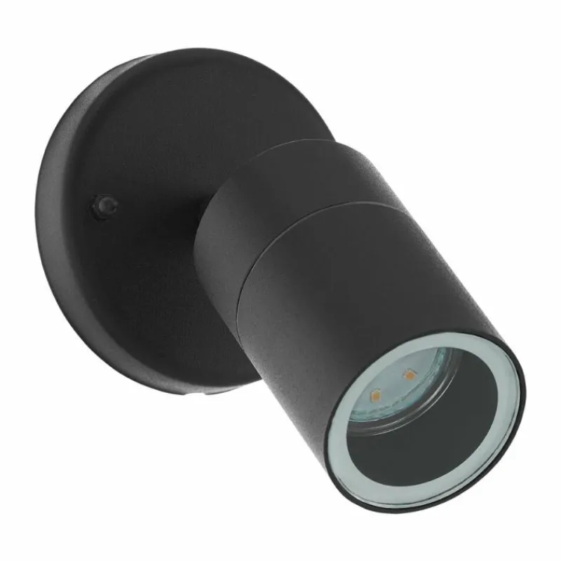 Luminaires Eglo Applique murale d'extérieur Eglo STOCKHOLM LED Noir, 1 lumière