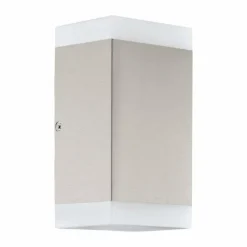 Luminaires Eglo Applique murale d'extérieur Eglo CARPINERA LED Acier inoxydable, 2 lumières