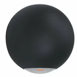 Luminaires Eglo Applique murale d'extérieur Eglo ABUGO LED Noir, 2 lumières