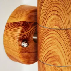 hofstein Applique murale d'extérieur Tenvik Brun, Couleur bois, 2 lumières