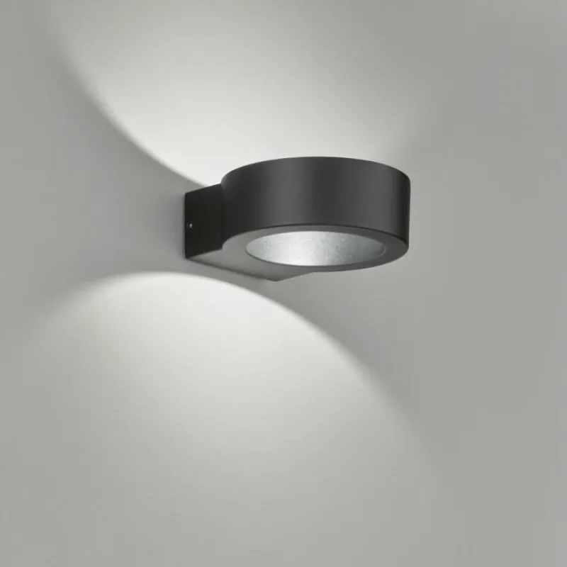 Luminaires Fischer & Honsel Applique murale d'extérieur Fischer-Honsel Torres LED Noir, 1 lumière