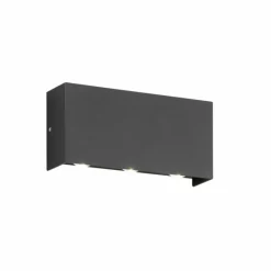 Luminaires Fischer & Honsel Applique murale d'extérieur Fischer-Honsel Nairobi LED Noir, 2 lumières