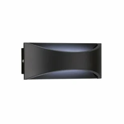 Luminaires Fischer & Honsel Applique murale d'extérieur Fischer-Honsel Rio LED Noir, 1 lumière