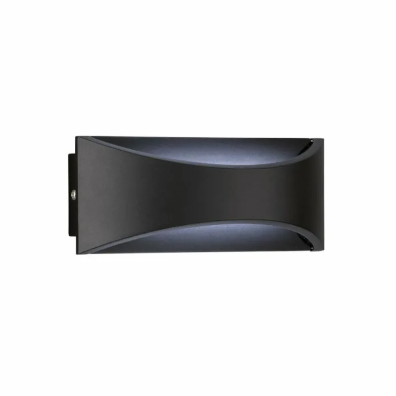 Luminaires Fischer & Honsel Applique murale d'extérieur Fischer-Honsel Rio LED Noir, 1 lumière