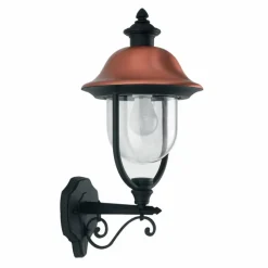 Luminaires Lutec Applique murale d'extérieur Lutec Venezia Anthracite, Cuivre, 1 lumière