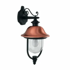 Luminaires Lutec Applique murale d'extérieur Lutec Venezia Anthracite, Cuivre, 1 lumière