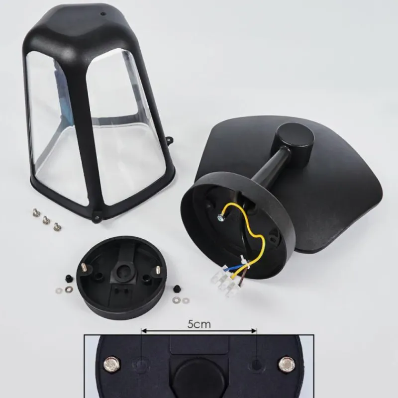 hofstein Applique murale d'extérieur Venneshamm Noir, 1 lumière