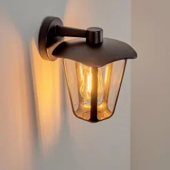 hofstein Applique murale d'extérieur Venneshamm Noir, 1 lumière