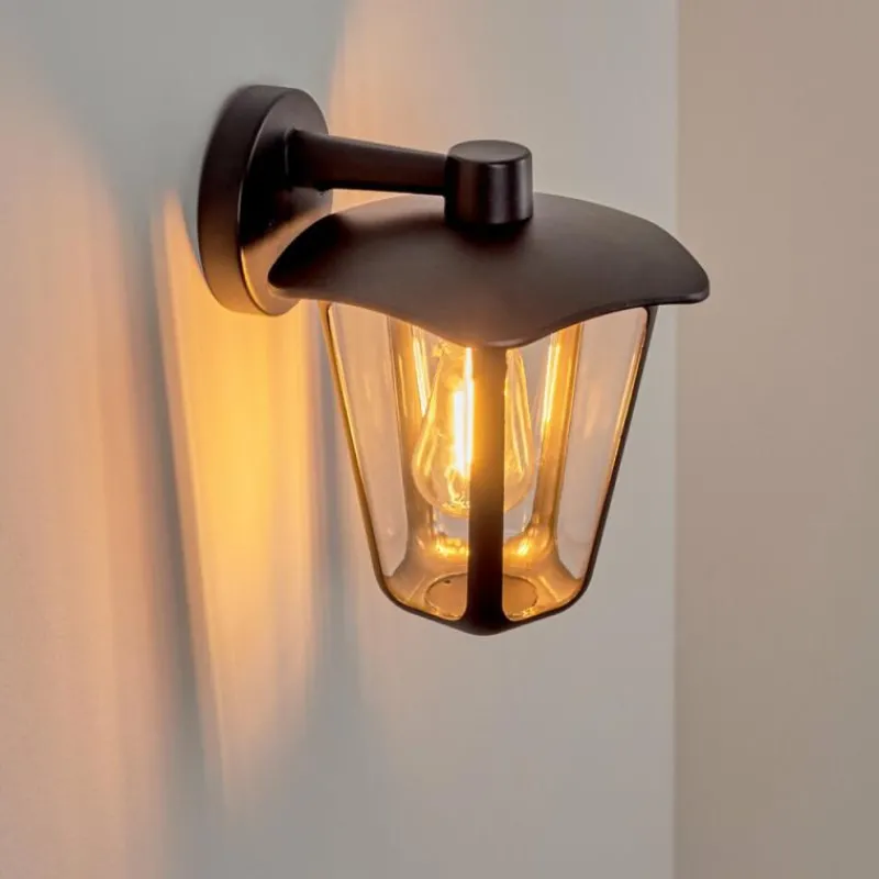 hofstein Applique murale d'extérieur Venneshamm Noir, 1 lumière