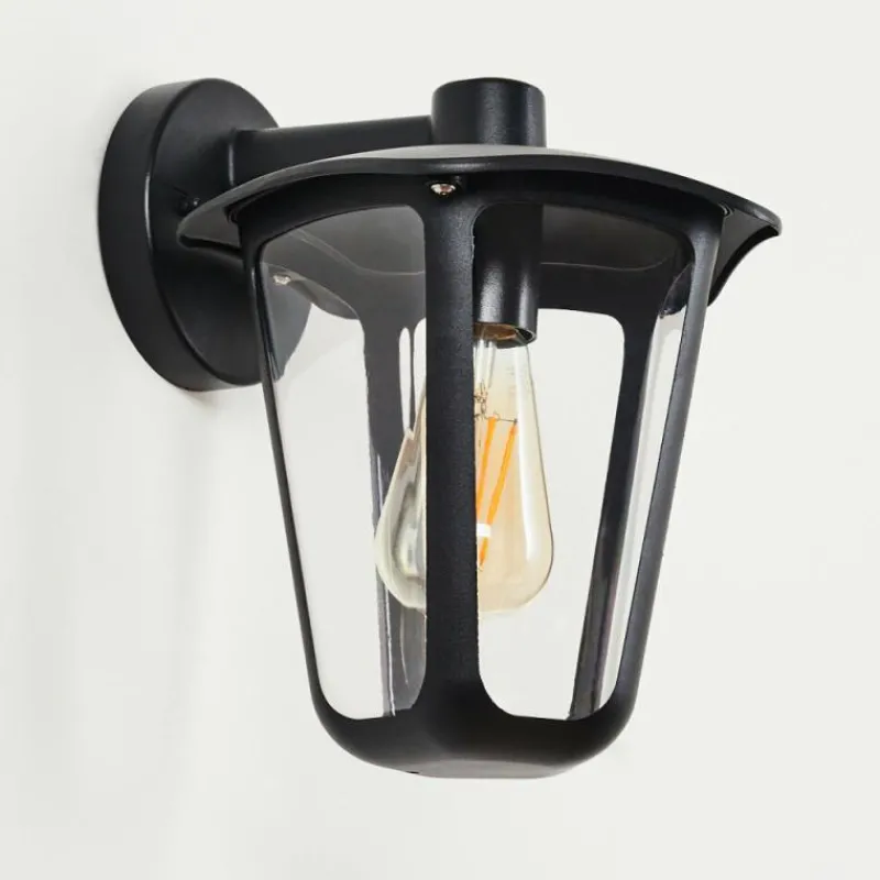 hofstein Applique murale d'extérieur Venneshamm Noir, 1 lumière