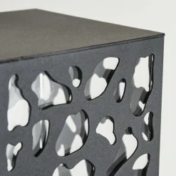 Style Boho-Chic-hofstein Applique murale d'extérieur Innvoll Noir, 1 lumière