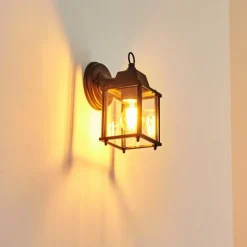 hofstein Applique murale d'extérieur Kasfjord Noir, 1 lumière