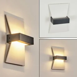 hofstein Applique murale d'extérieur Randsfjord LED Anthracite, Blanc, 1 lumière