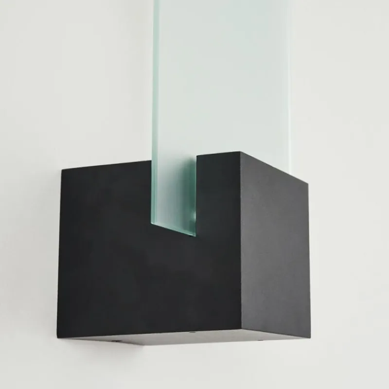 hofstein Applique murale d'extérieur Aasbo LED Noir, 1 lumière