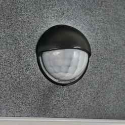 hofstein Applique murale d'extérieur Haga LED Noir, 1 lumière, Détecteur de mouvement