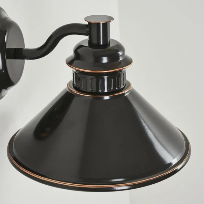 Luminaires Rustiques-hofstein Applique murale d'extérieur Bocholt Brun, Cuivre, Noir, 1 lumière