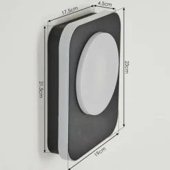 hofstein Applique murale d'extérieur Haga LED Noir, 1 lumière