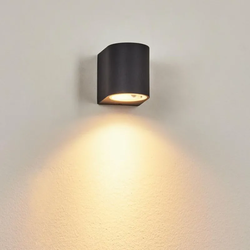 hofstein Applique murale d'extérieur Skaabu Noir, Blanc, 1 lumière