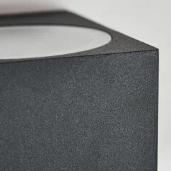 hofstein Applique murale d'extérieur Skaabu Noir, Blanc, 2 lumières