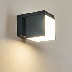 hofstein Applique murale d'extérieur Swanek LED Anthracite, 1 lumière