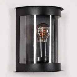 hofstein Applique murale d'extérieur Spitnes Noir, 1 lumière