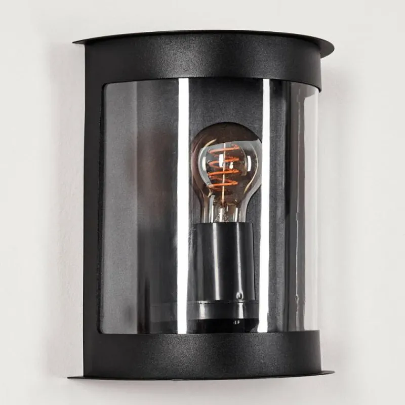 hofstein Applique murale d'extérieur Spitnes Noir, 1 lumière
