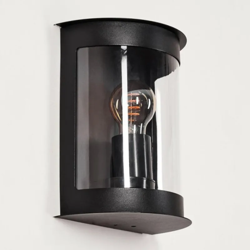 hofstein Applique murale d'extérieur Spitnes Noir, 1 lumière