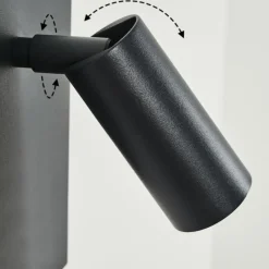 hofstein Applique murale d'extérieur Saeter LED Noir, 2 lumières