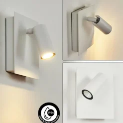 hofstein Applique murale d'extérieur Saeter LED Blanc, 1 lumière