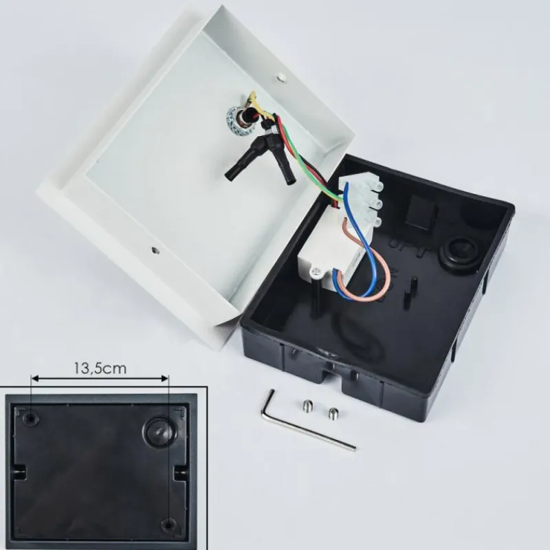 hofstein Applique murale d'extérieur Saeter LED Blanc, 1 lumière