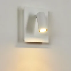 hofstein Applique murale d'extérieur Saeter LED Blanc, 1 lumière