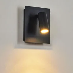 hofstein Applique murale d'extérieur Saeter LED Noir, 1 lumière