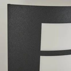 hofstein Applique murale d'extérieur Matilau Noir, Blanc, 1 lumière, Détecteur de mouvement