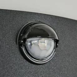 hofstein Applique murale d'extérieur Matilau Noir, Blanc, 1 lumière, Détecteur de mouvement