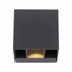 Luminaires Paul Neuhaus Applique murale d'extérieur Paul-Neuhaus BLOCK LED Anthracite, 2 lumières