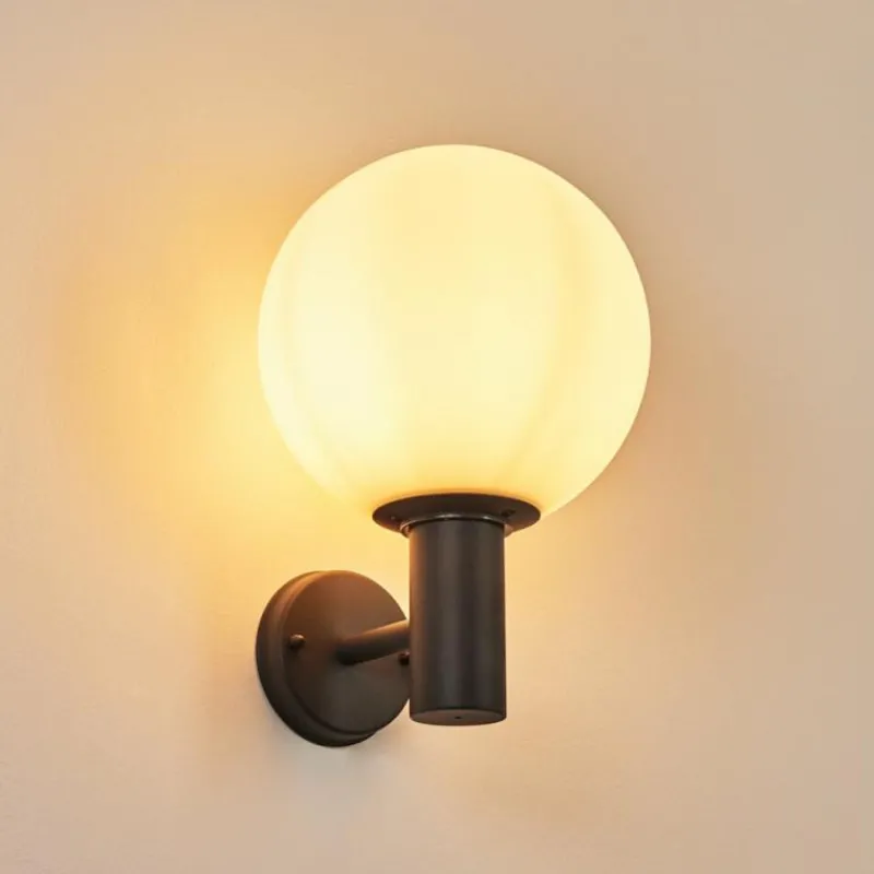 hofstein Applique murale d'extérieur Bubodefo Anthracite, 1 lumière