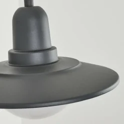 Luminaires Rustiques-hofstein Applique murale d'extérieur Pohei Anthracite, 1 lumière, Détecteur de mouvement