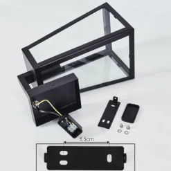 hofstein Applique murale d'extérieur Marobo Noir, 1 lumière