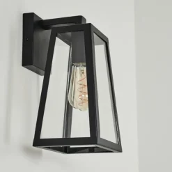 hofstein Applique murale d'extérieur Marobo Noir, 1 lumière